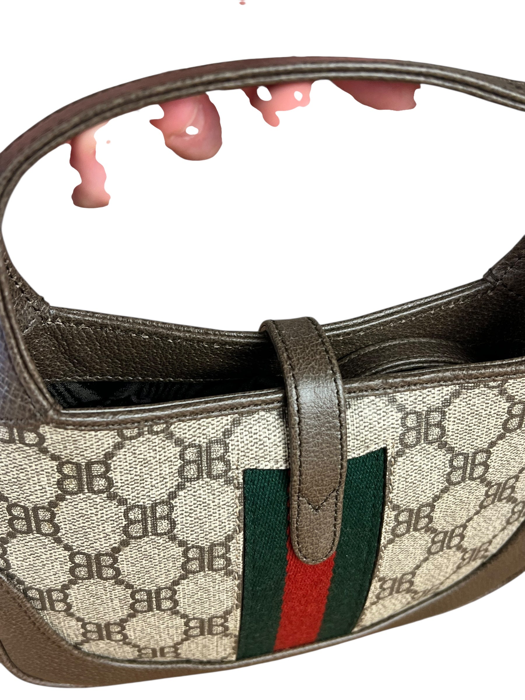 Gucci x Balenciaga BB Supreme Web Mini Jackie