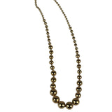 Christian Dior Vintage Gold Plated Beaded Necklace