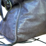 Balenciaga Vintage Purple Classic Motorcycle City Bag