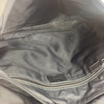 Gucci Black Canvas Flap Messenger Bag