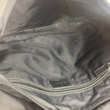 Gucci Black Canvas Flap Messenger Bag