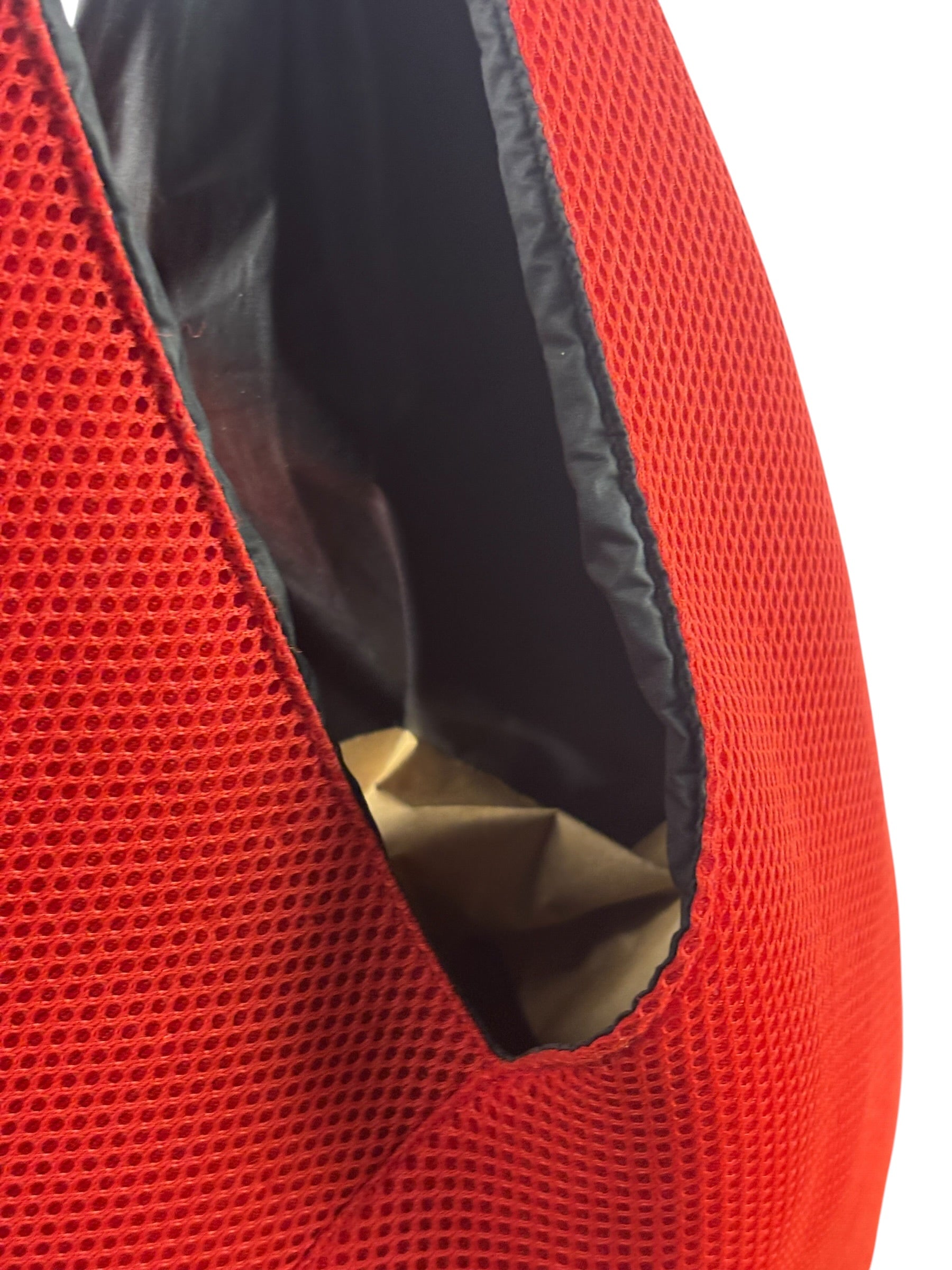 Maison Margiela Red Leather Trim MM6 Japanese Open TopTote