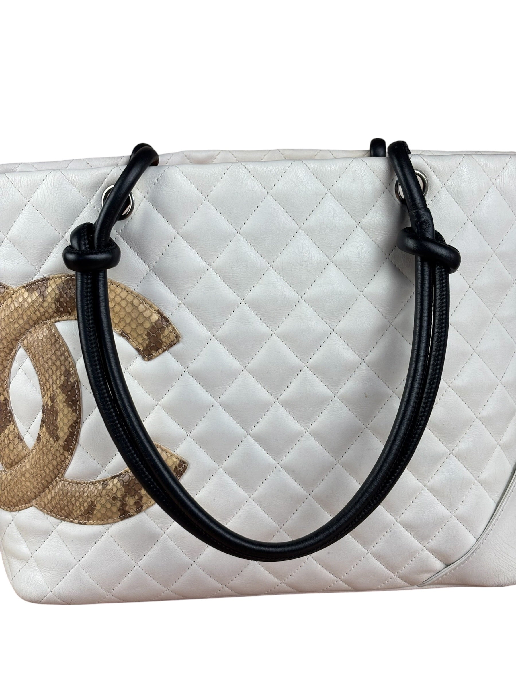 Chanel Python Large CC Cambon Ligne Tote 2005