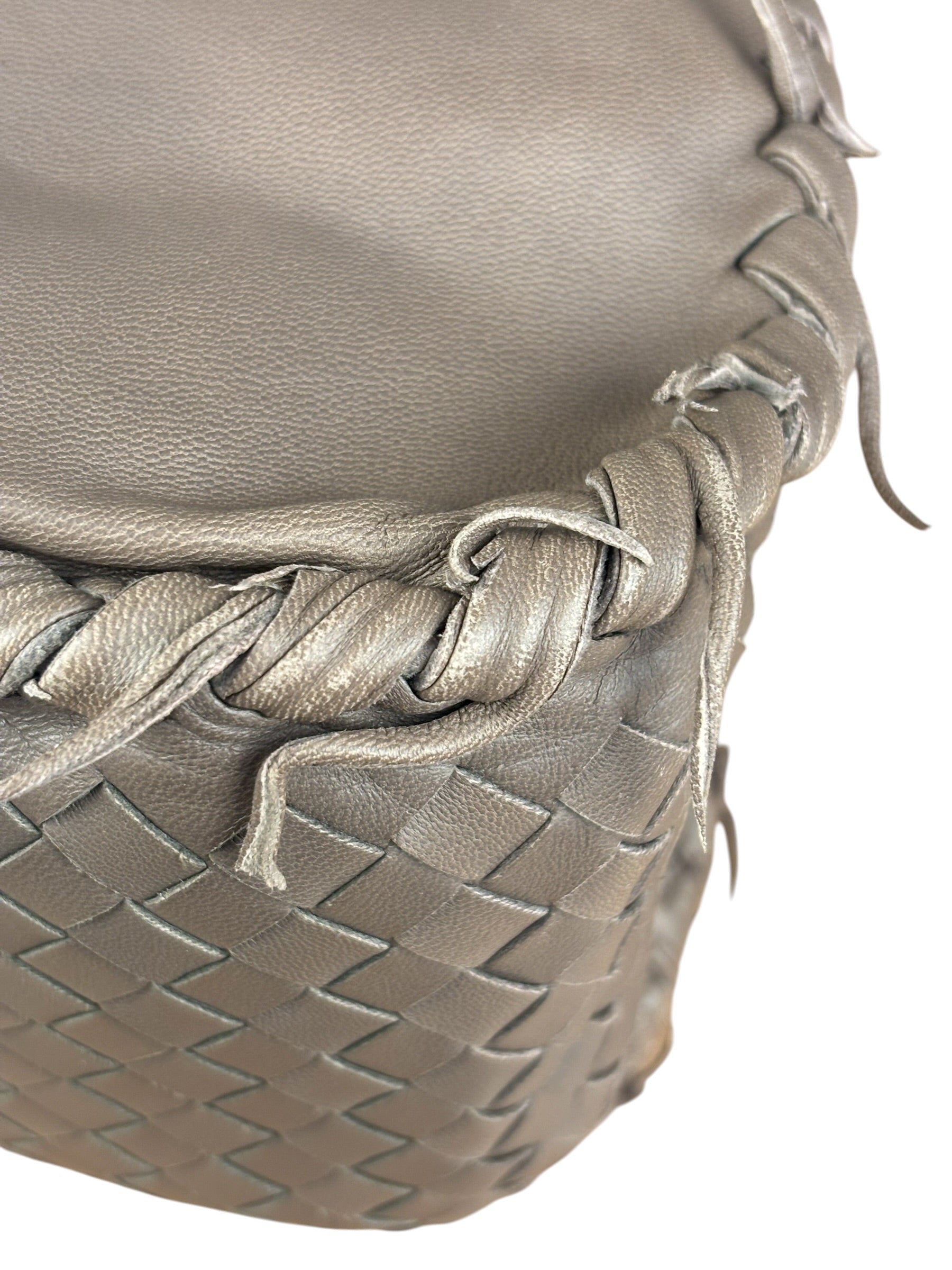 Bottega Veneta Intrecciato Leather Fringe Handbag