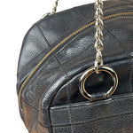 Chanel Black Caviar Chocolate Bar Shoulder Bag