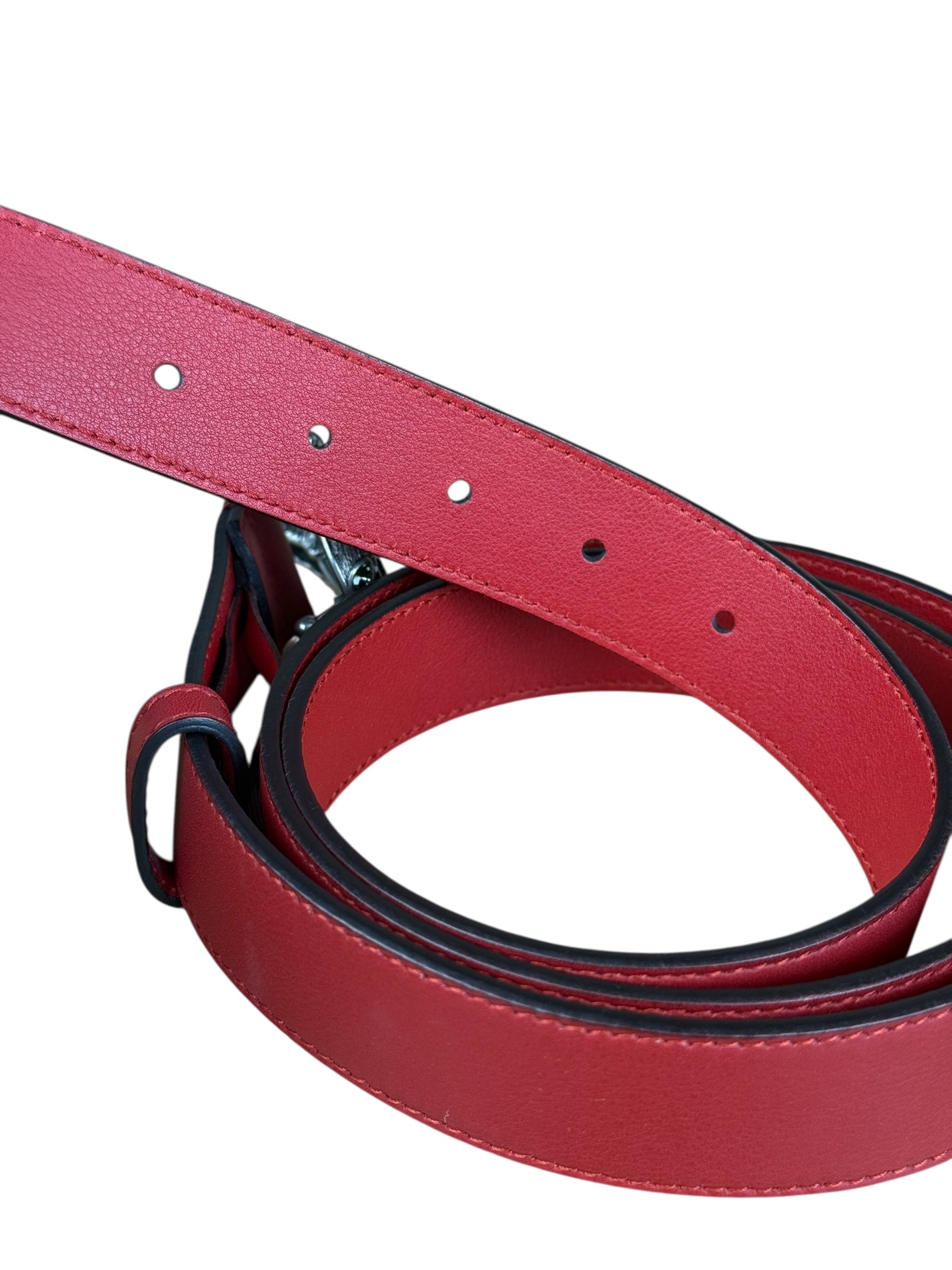 Gucci Dionysus Red Leather Belt
