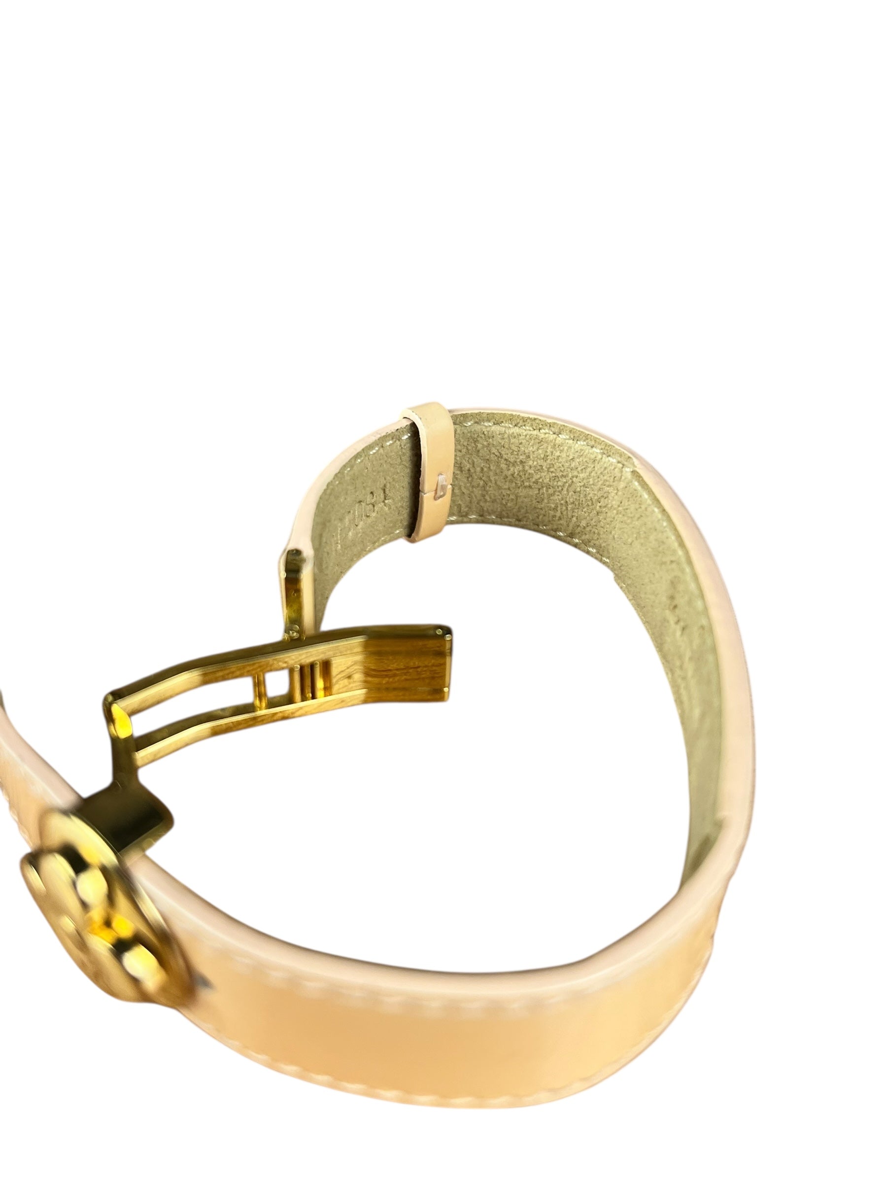 Louis Vuitton Monogram Vernis Logo Bracelet Yellow