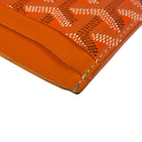 Goyard Orange Leather Saint Sulpice Cardholder