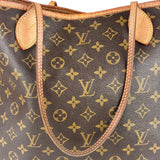Louis Vuitton Dark Brown Canvas Monogram Neverfull Shoulder Bag PM