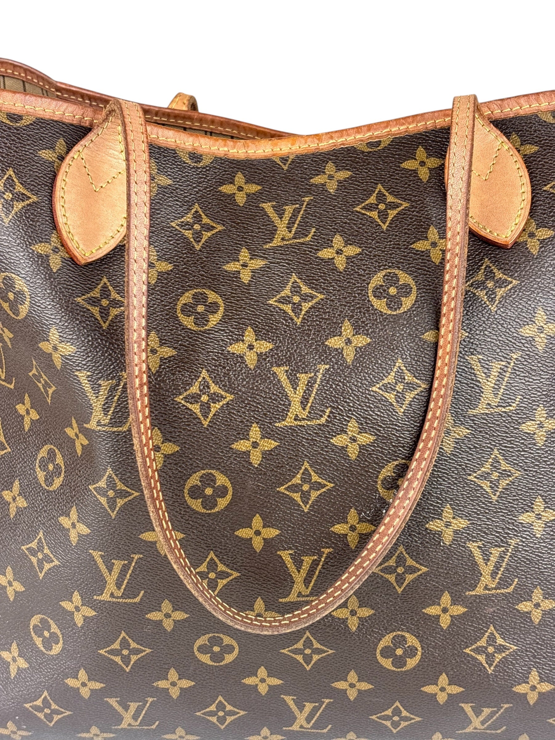 Louis Vuitton Dark Brown Canvas Monogram Neverfull Shoulder Bag PM