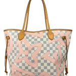 Louis Vuitton Limited Edition Pink Damier Azur Tahitienne Neverfull GM
