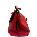 Gucci Red Bamboo Daily Leather Bag