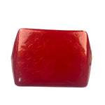 Louis Vuitton Red Monogram Vernis Bellevue Handbag PM