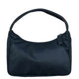 Prada Black Tessuto Nylon Mini Hobo Bag