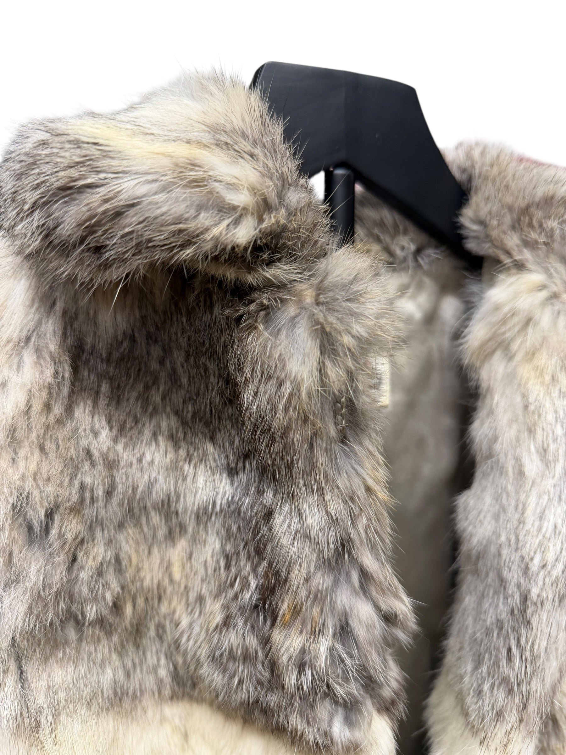 Vintage Ivory/Brown Chinchilla Fur Coat (Toddler's)
