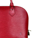 Louis Vuitton Red Epi Alma Handbag