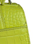 Balenciaga Small Yellow Croc Hourglass 2Way