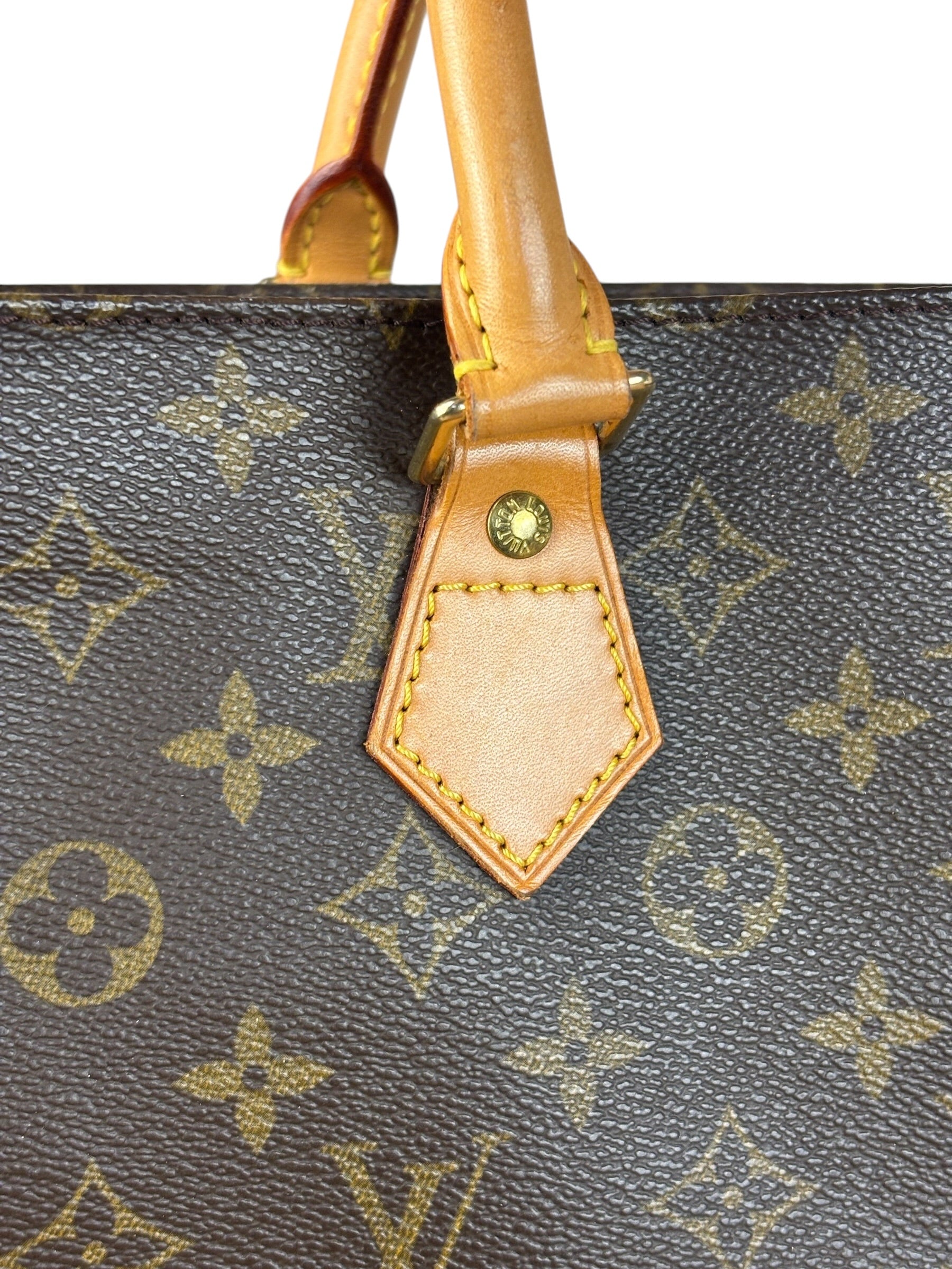 Louis Vuitton Vintage Monogram Sac Plat Tote Bag