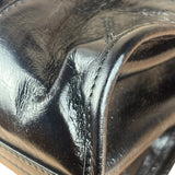 Prada Calfskin Bonnie Shoulder Bag Black