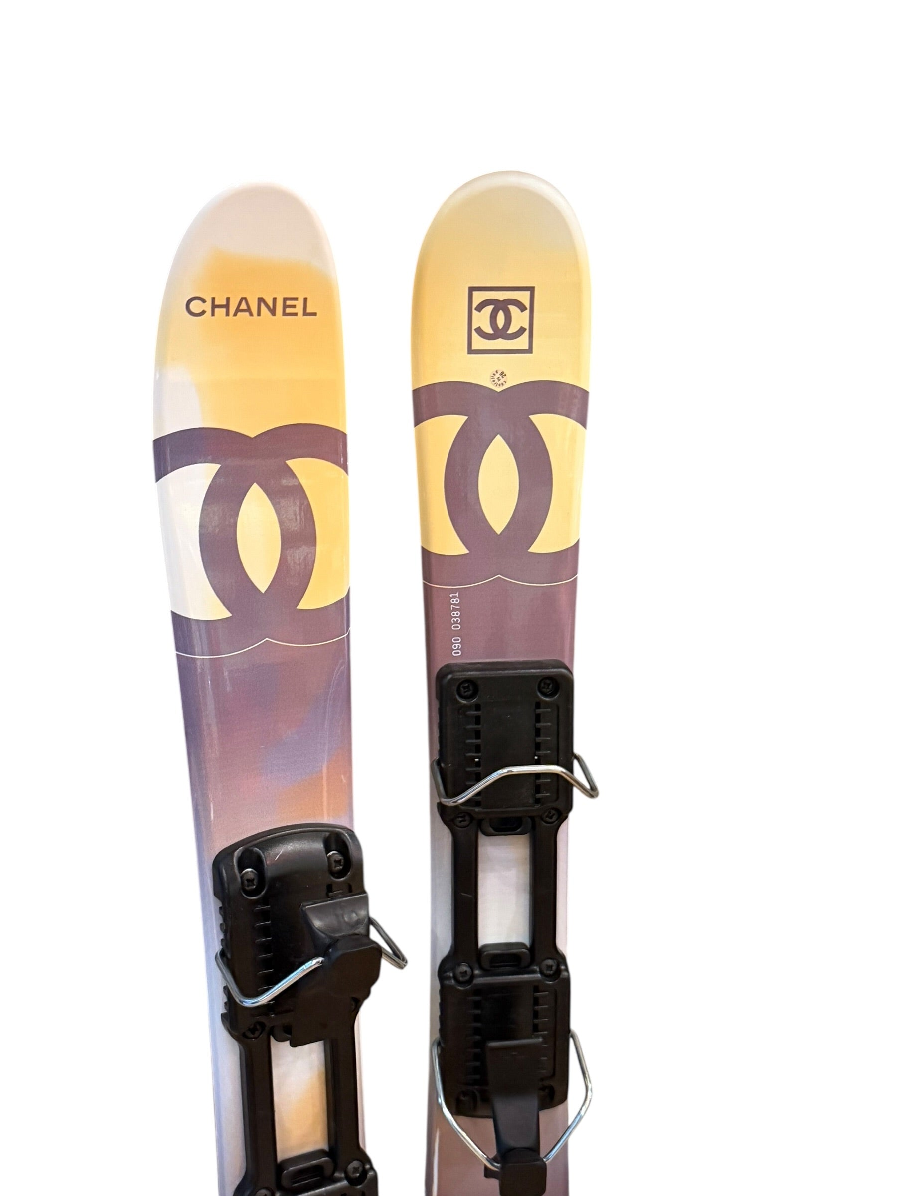 Chanel Vintage Sports Line Short Skis