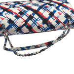 Chanel White-Multi Canvas Airline Printed XXL Travel Flap Bag 2016