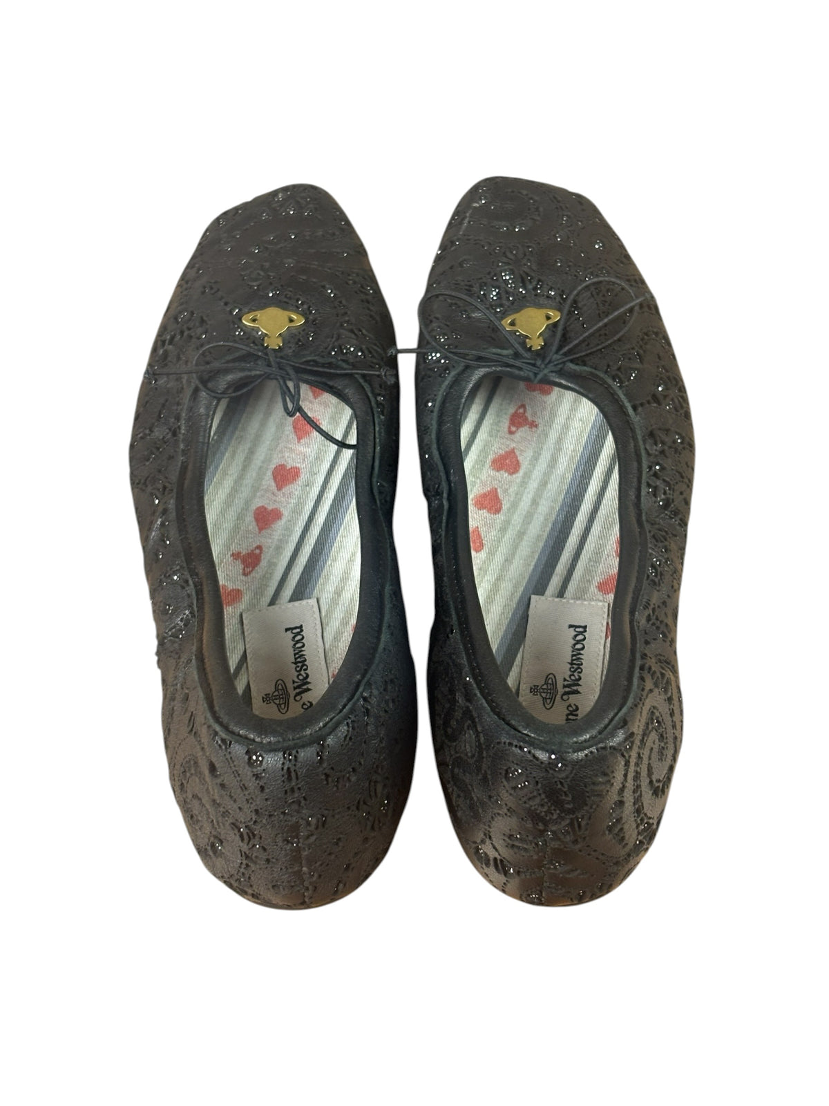 Vivienne Westwood Black Brigitte Ballerina Flats