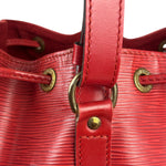 Louis Vuitton Red Epi Leather Noe Bucket Bag MM