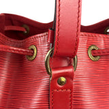 Louis Vuitton Red Epi Leather Noe Bucket Bag MM