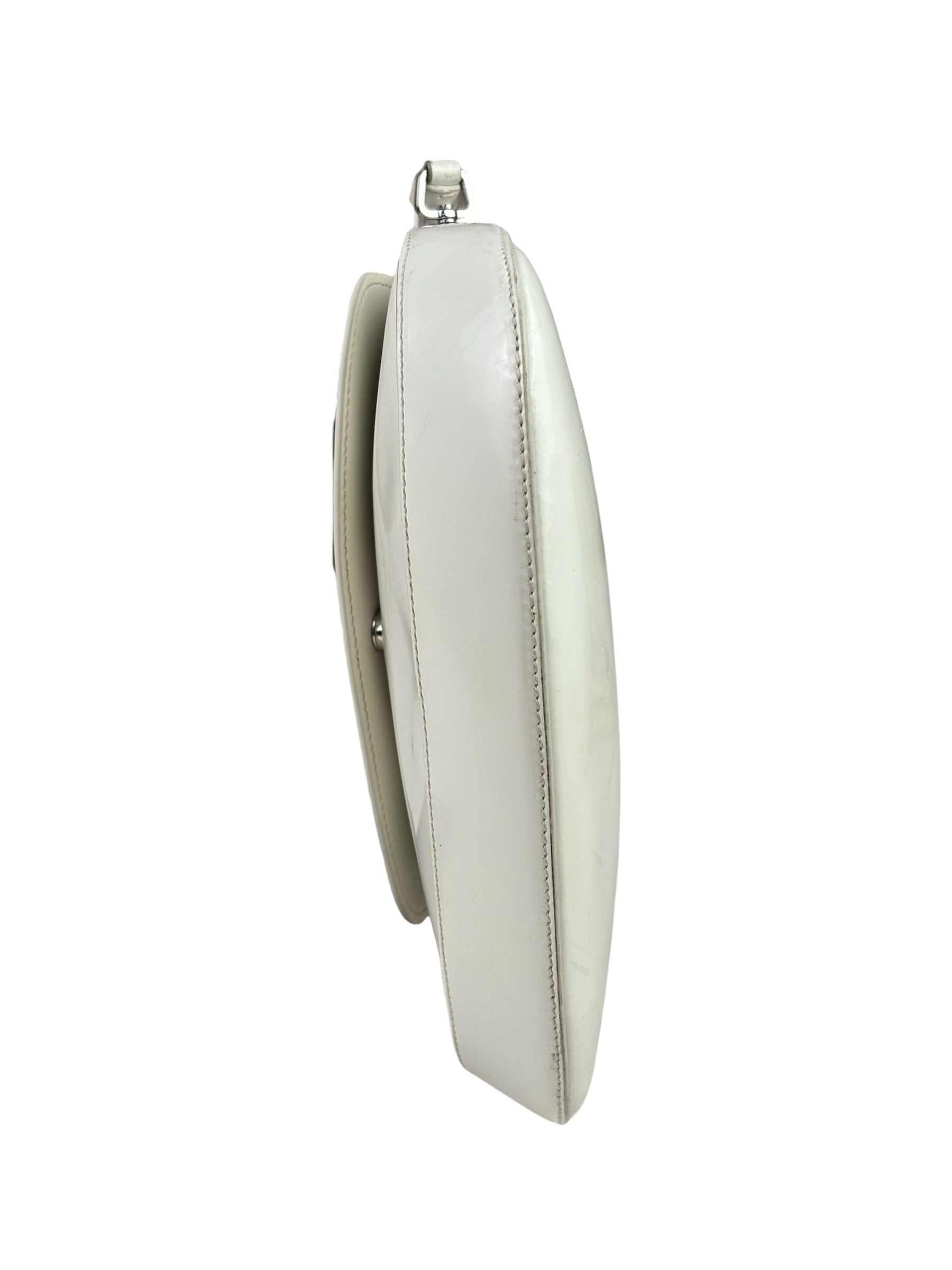 Prada White Cleo Shoulder Bag