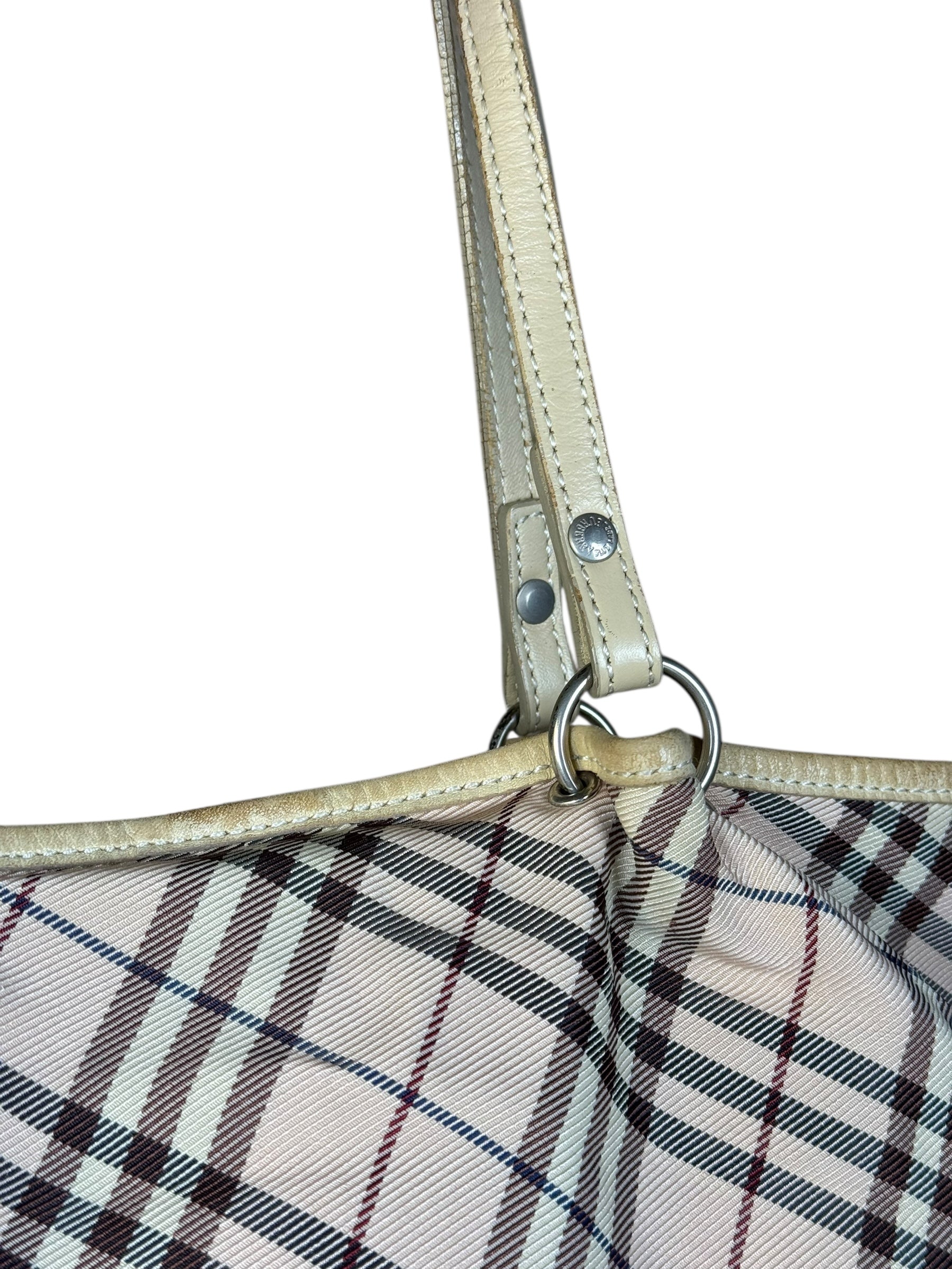 Burberry Blue Label Check Tote