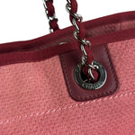 Chanel Coral Pink Medium Deauville Shopping Tote Bag 2014
