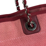 Chanel Coral Pink Medium Deauville Shopping Tote Bag 2014