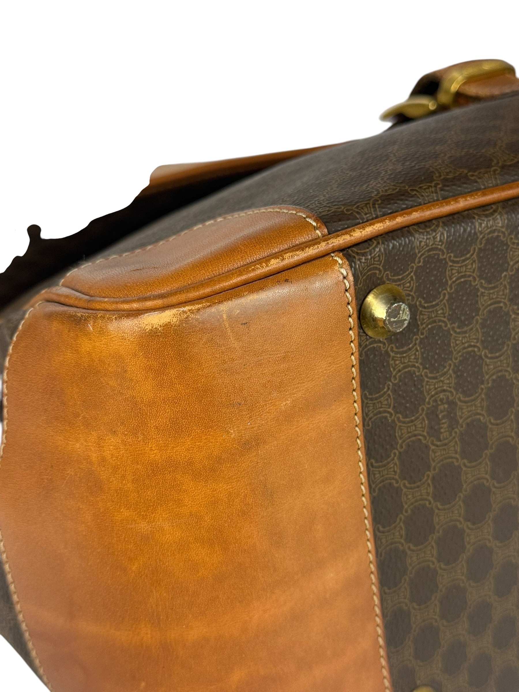 Celine Vintage Macadam Travel Bag