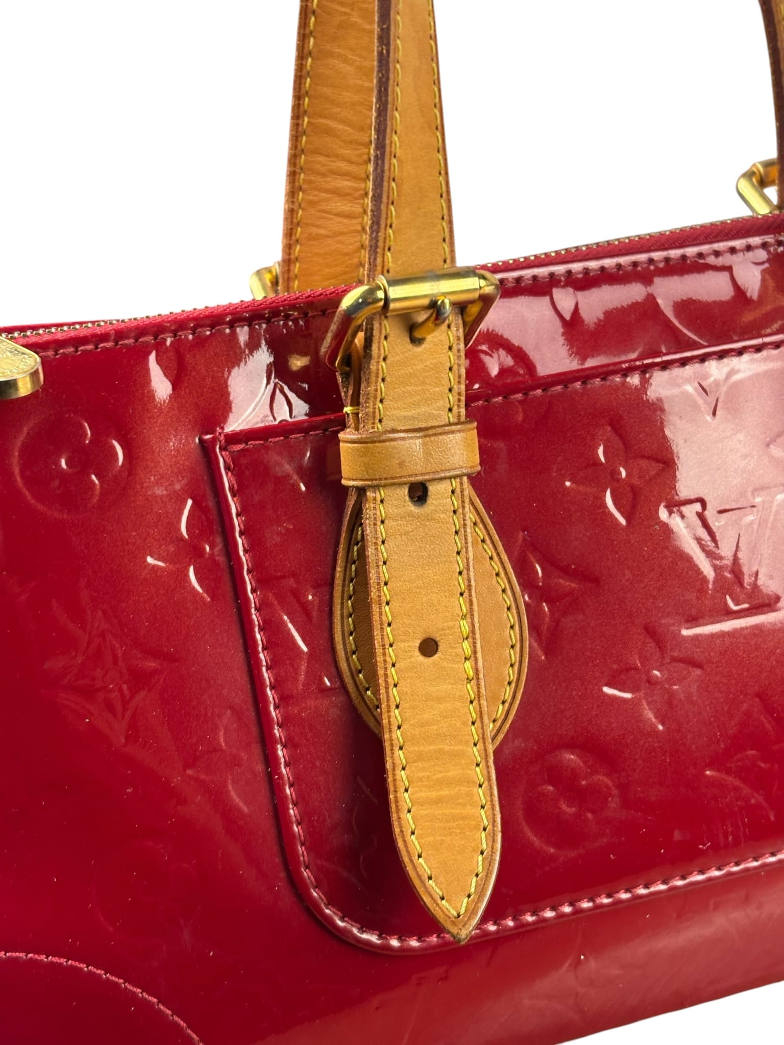 Louis Vuitton Monogram Red Vernis Rosewood Ave