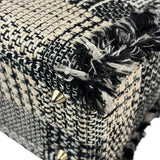 Christian Dior Black/White Tweed Lady Dior Two-Way Bag