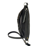 Coach Black Leather Soho Pleated Crossbody Bag