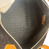 Celine Black Macadam Velour Handbag