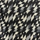 Fendi Black/White Geometric Patterned Sleeveless Tank Dress