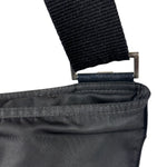 Prada Vintage Black Nylon Crossbody Bag