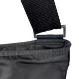 Prada Vintage Black Nylon Crossbody Bag