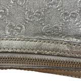 Gucci Vintage GG Metallic Leather Hobo Shoulder Bag