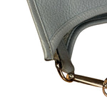 Hermes Evelyne Clemence Light Blue Leather Shoulder Bag