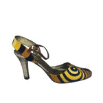 Fendi Vintage Embroidered Heels