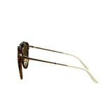 Gucci GG0672s Aviator Green Lenses Sunglasses