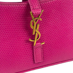 Yves Saint Laurent Pink Leather 5 Á 7 Mini Hobo Bag