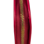 Yves Saint Laurent Bright Pink Leather Zip-Around Long Wallet