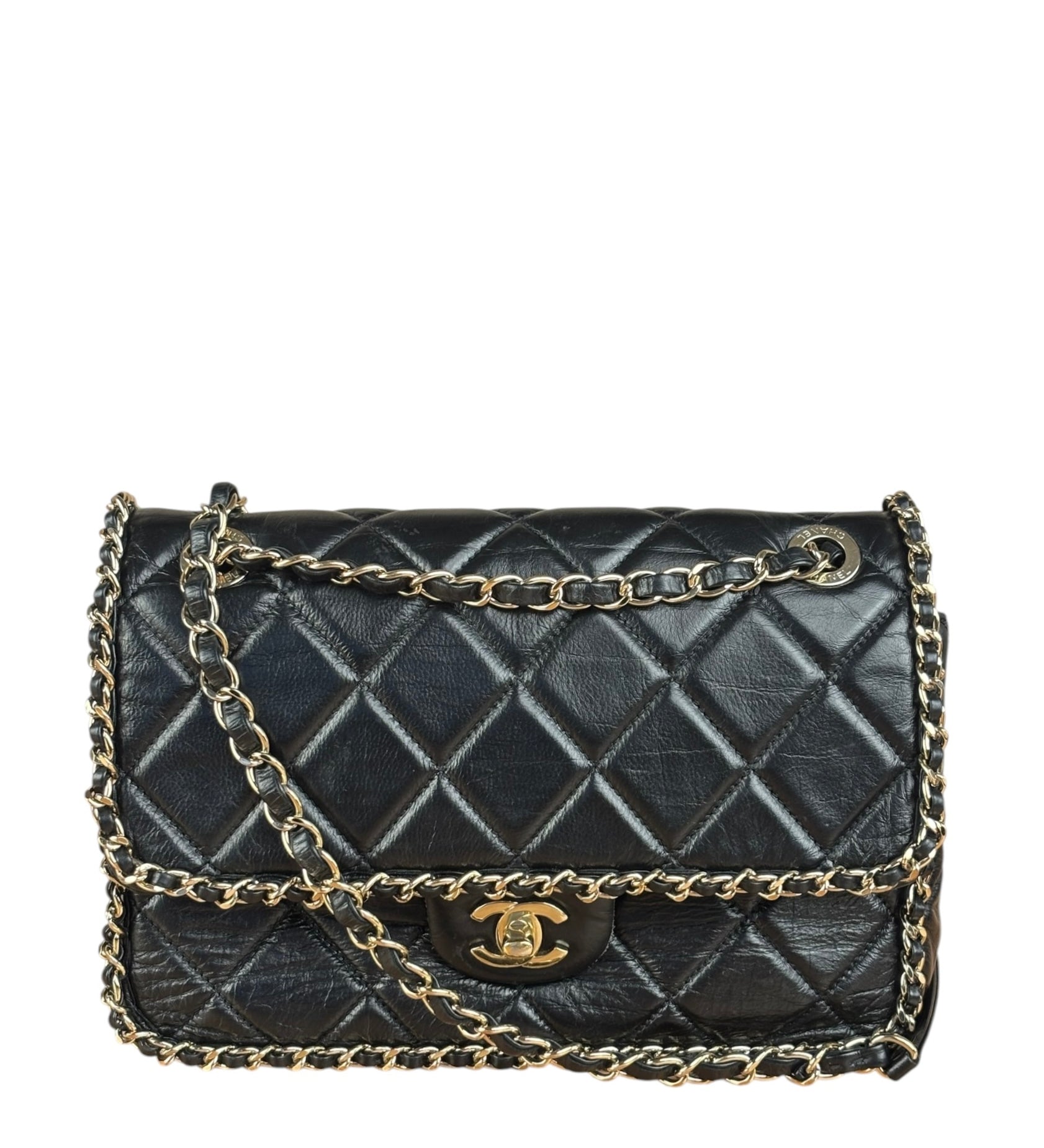 Chanel Black Quilted Leather Flap Bag 2019
