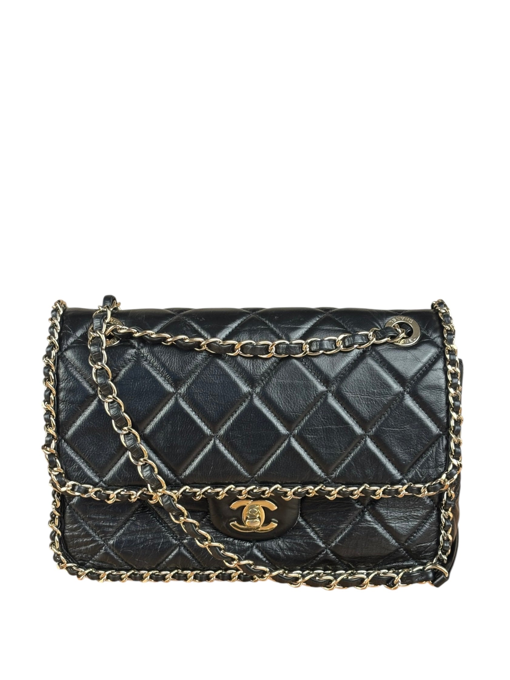 Chanel Black Quilted Leather Flap Bag 2019