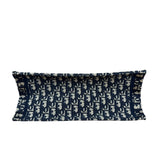 Christian Dior Navy Ecru Oblique Small Book Tote
