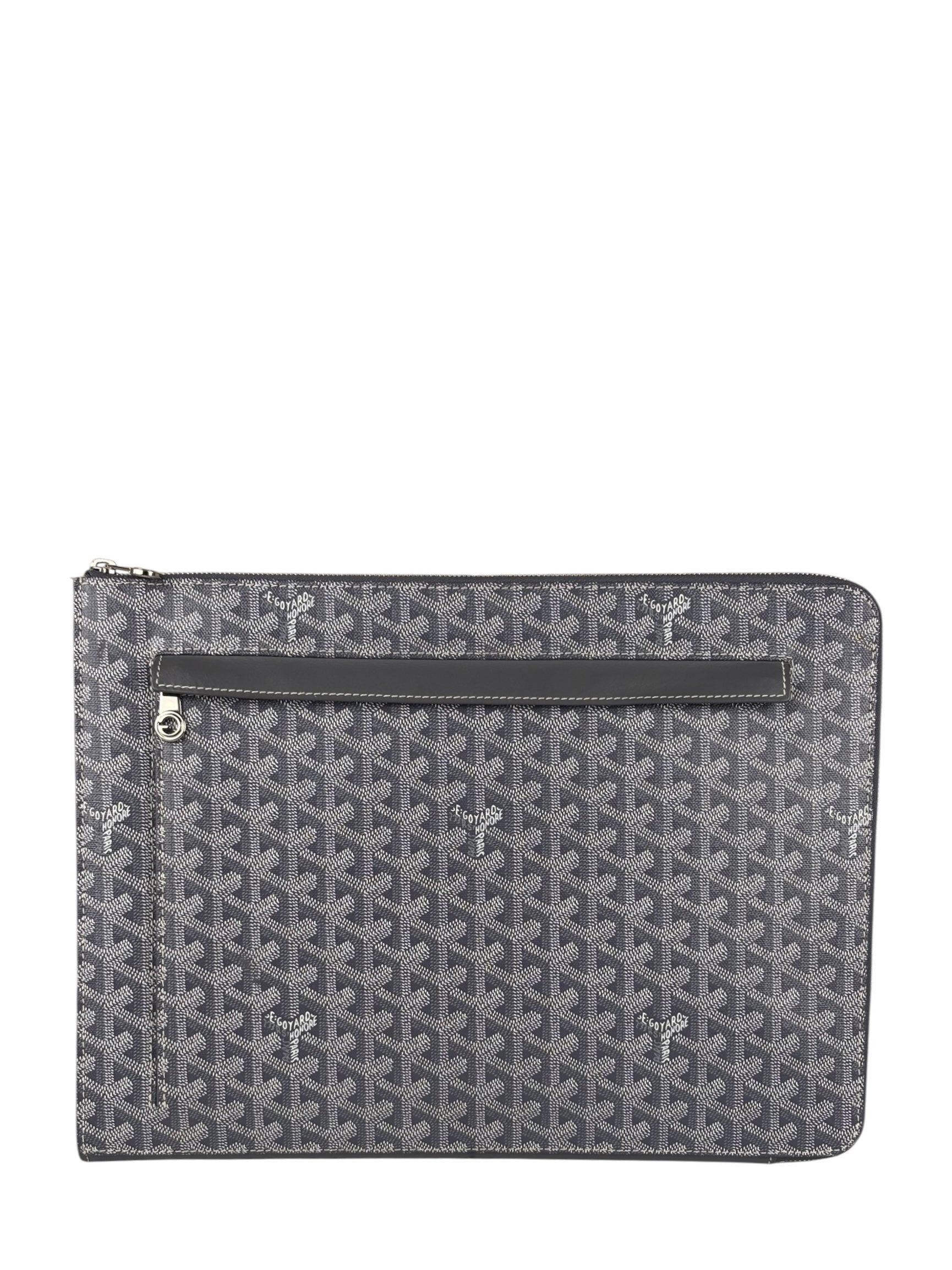 Goyard Grey Senat Pochette GM